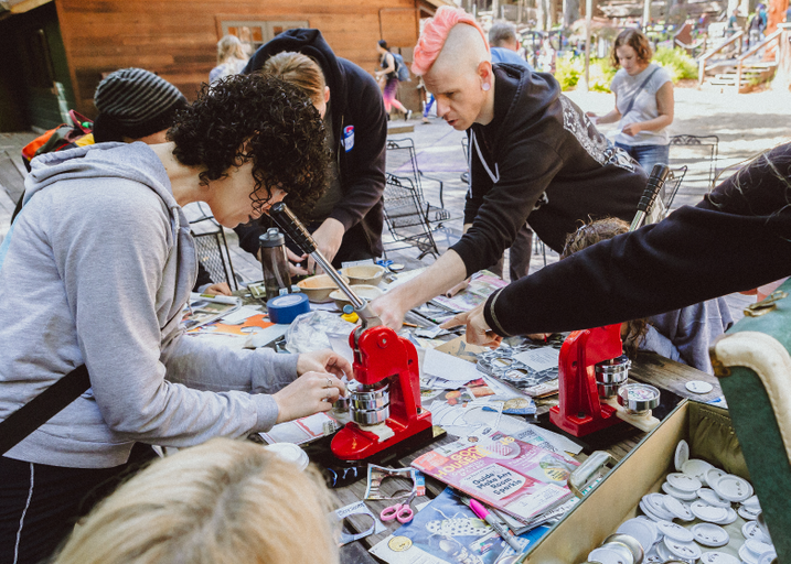 Button Making playshop